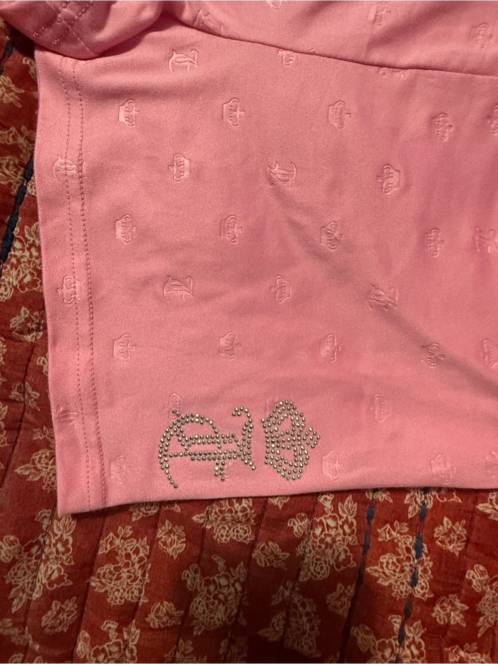 Juicy Couture  Pink Rhinestone Logo Tank & Shorts Set - Picture 8 of 9